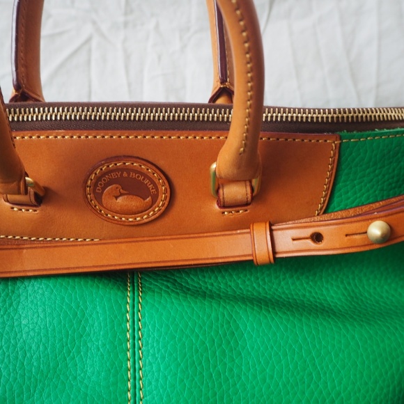 Dooney & Bourke Handbags - Dooney and Bourke Large Leather Convertible Hobo